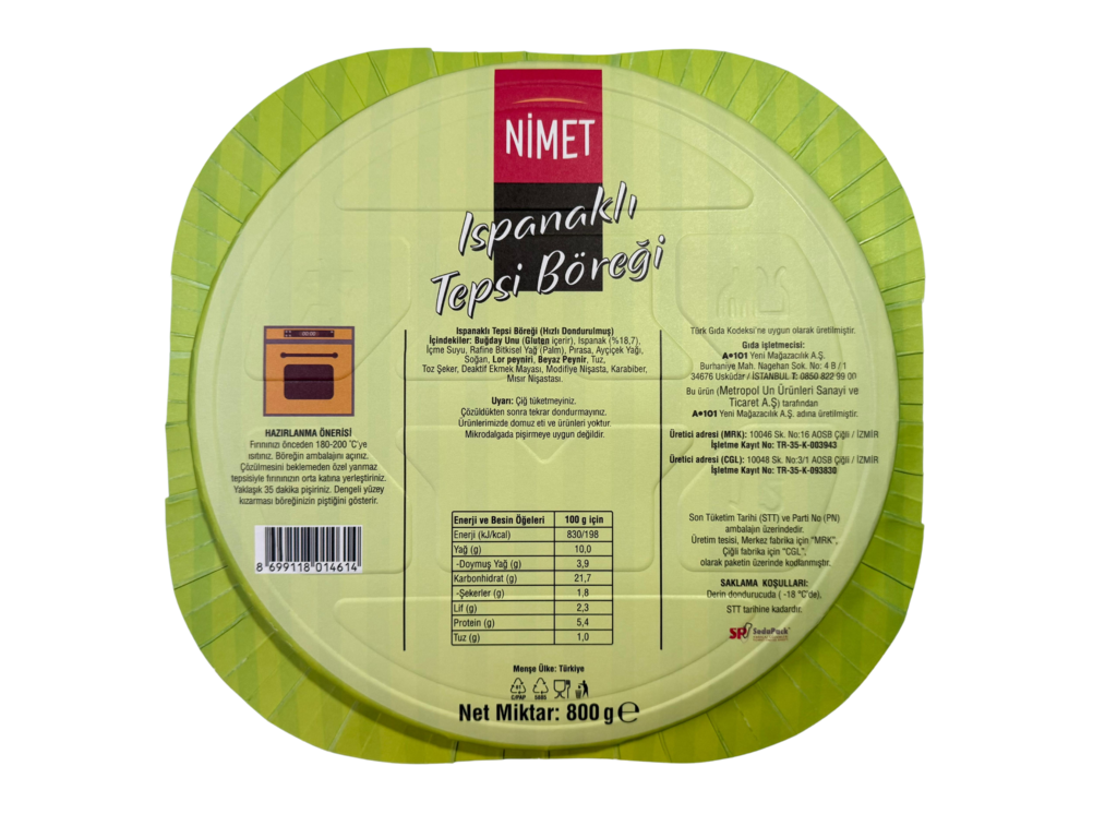850 gr Karton Gıda Kabı – AR12-K görsel 3